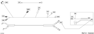 08- Electric - Winch Wiring Harness - 710008183 Schematic