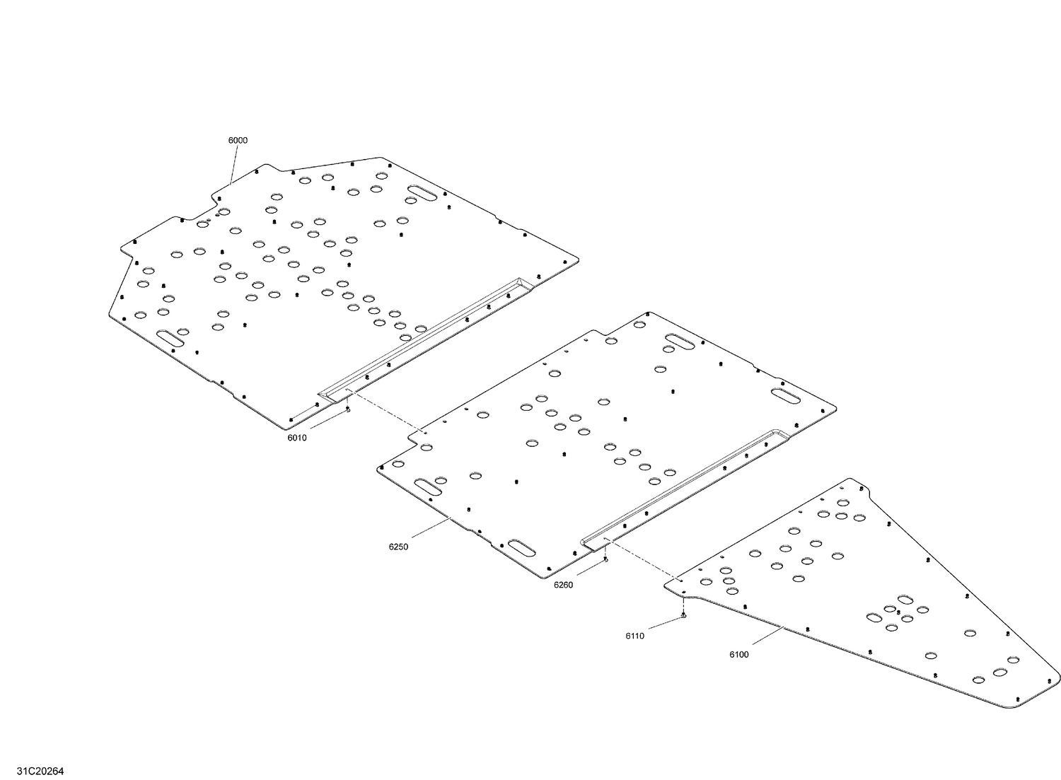 09- Body - Skid Plate -  XMR - Green