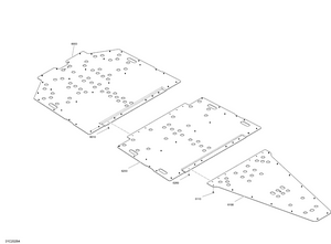 09- Body - Skid Plate -  Xmr - Green Schematic