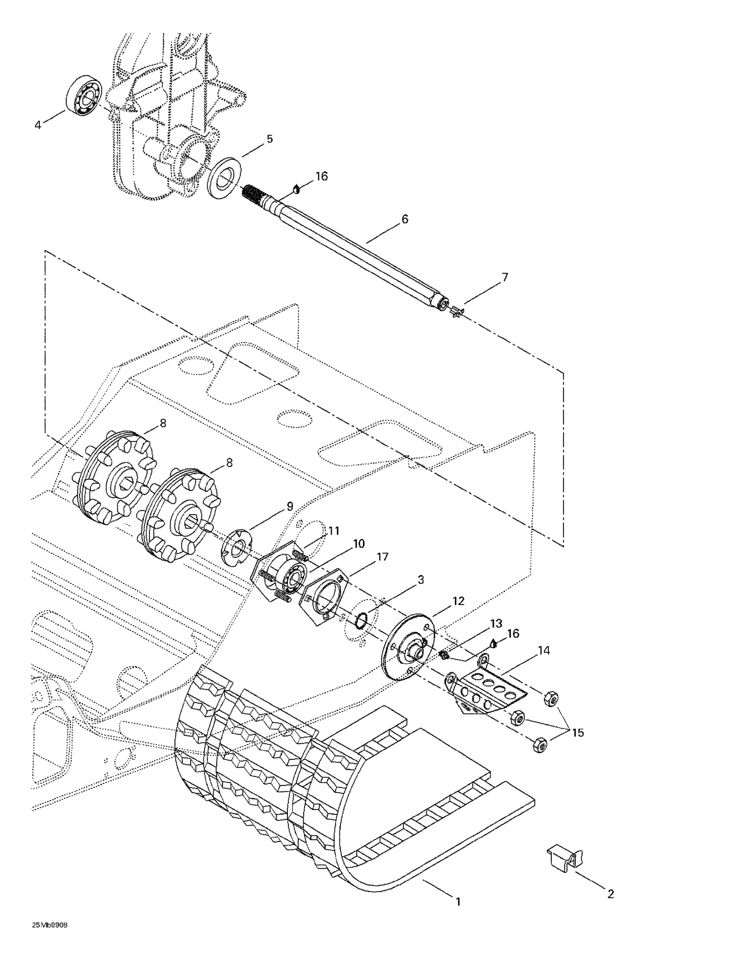 05- Drive Axle And Track