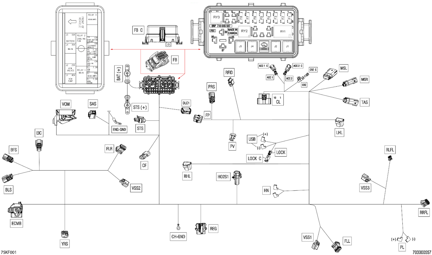 08- Electric - Main Harness - 710010002