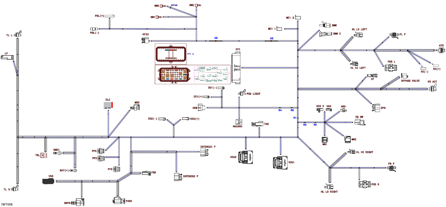 08- Electric - Main Harness - 710009749