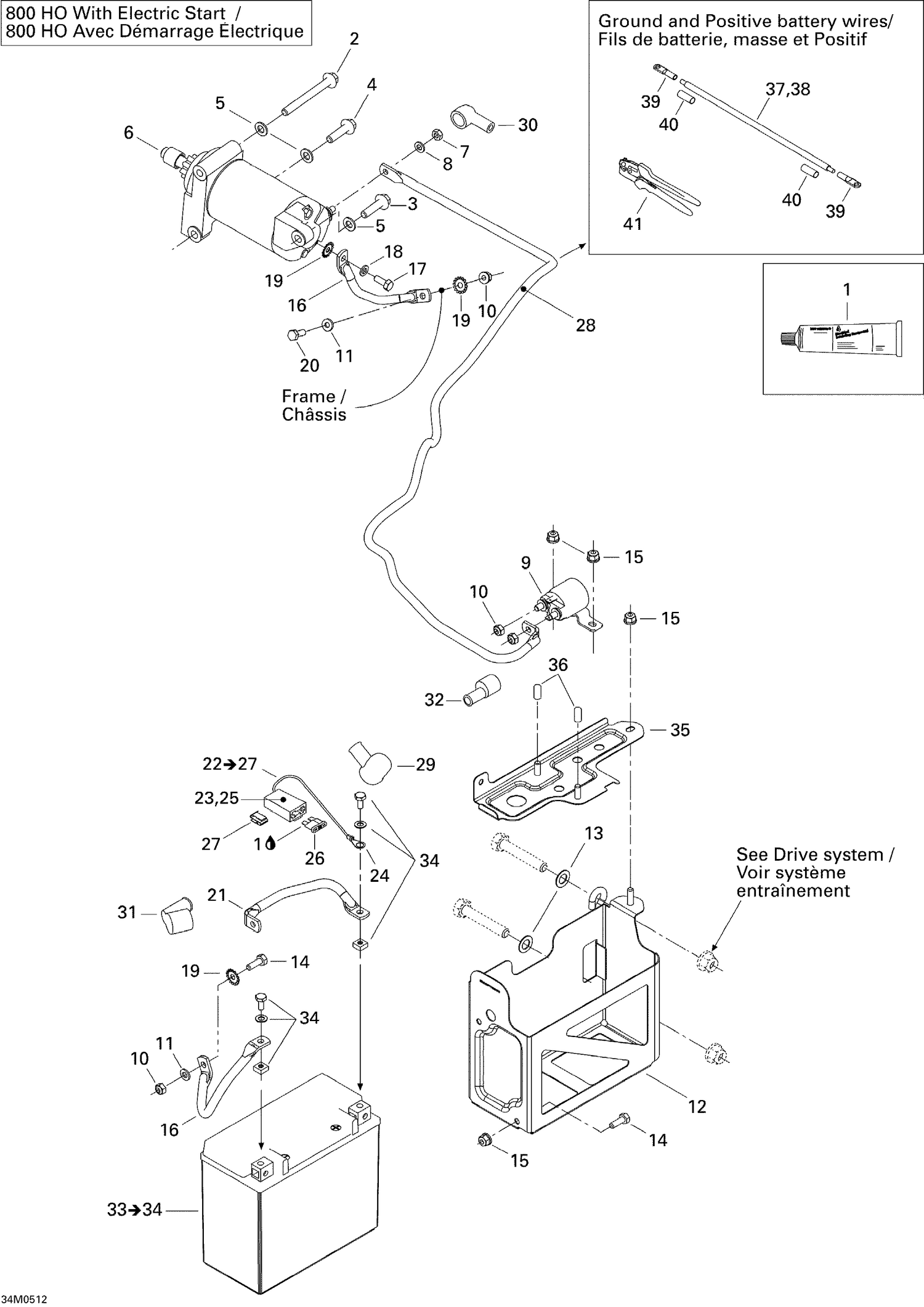 10- Battery And Starter 800 HO