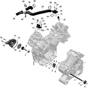 01- Rotax - Engine Cooling Schematic