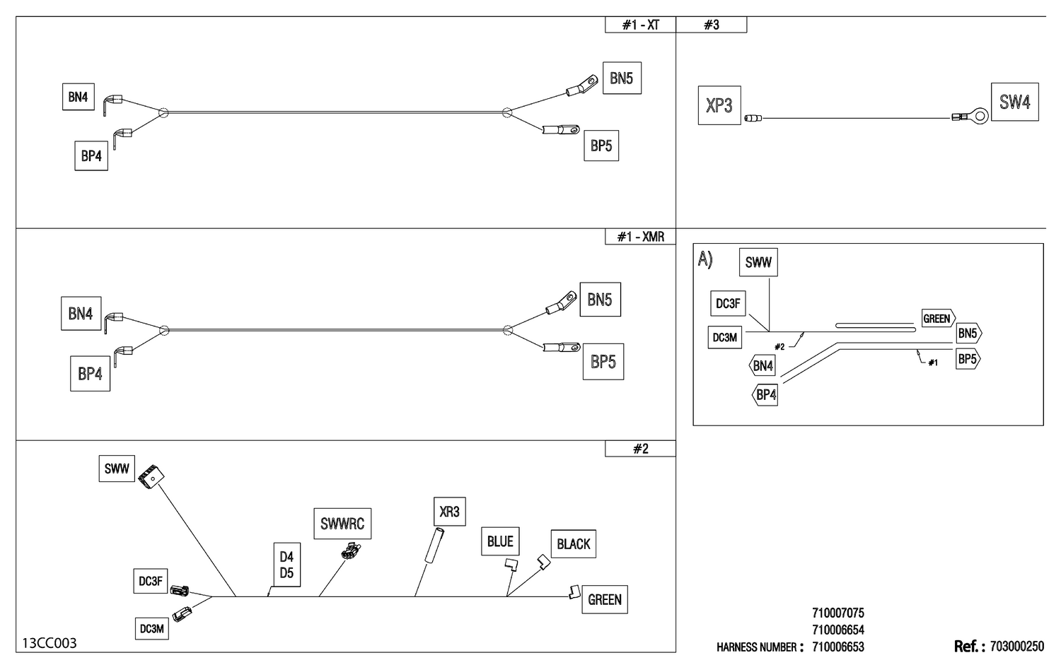 08- Electric - Winch Wiring Harness - 710006654