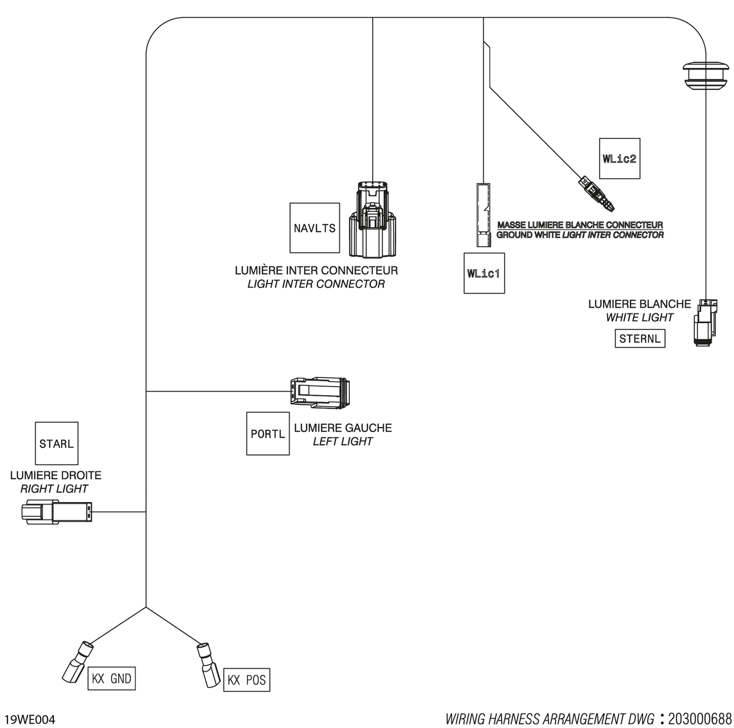 08- ELECTRIC - Accessory Lighting Wiring Harness - 278004376