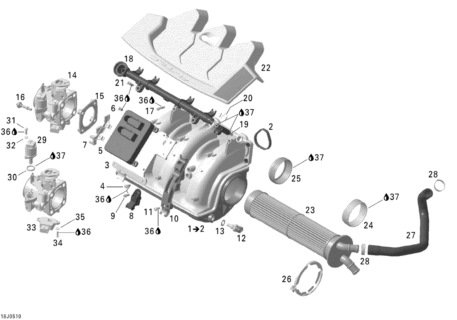 02- Air Intake Manifold