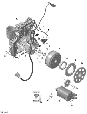 03- Magneto And Electric Starter Schematic