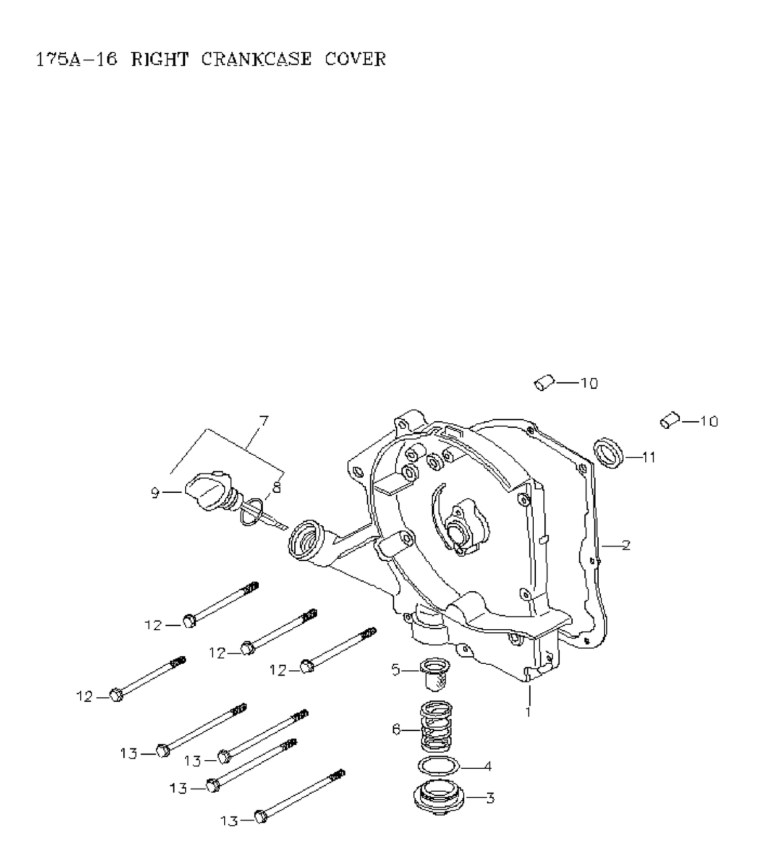 01- Crankcase Cover