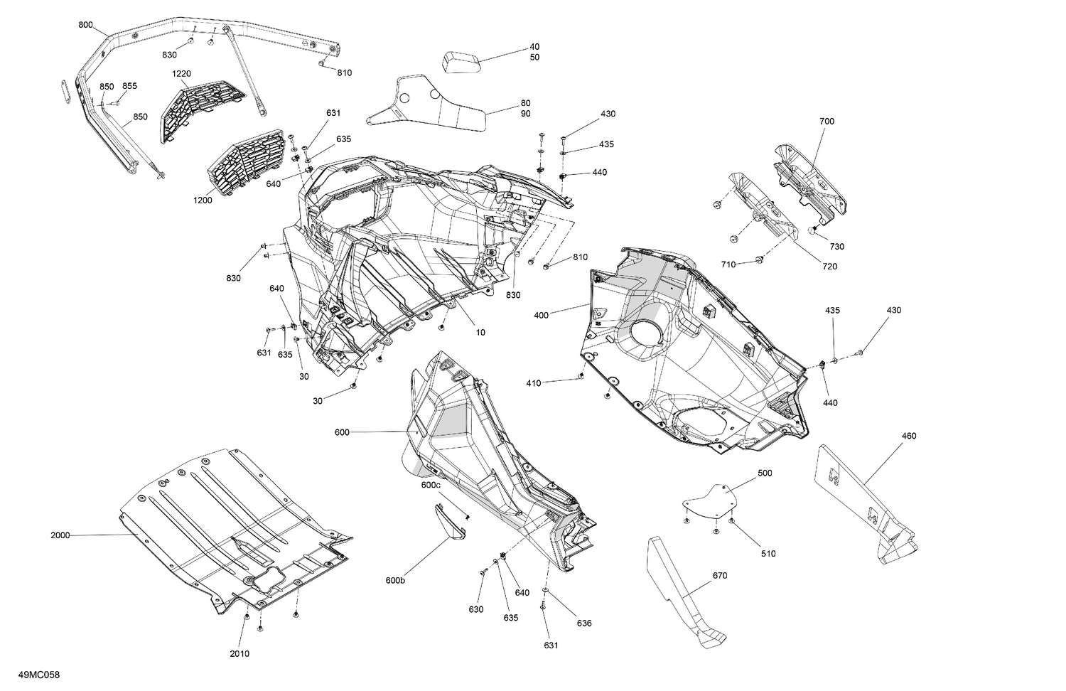 07- Body - Bottom Pan - Width 20''