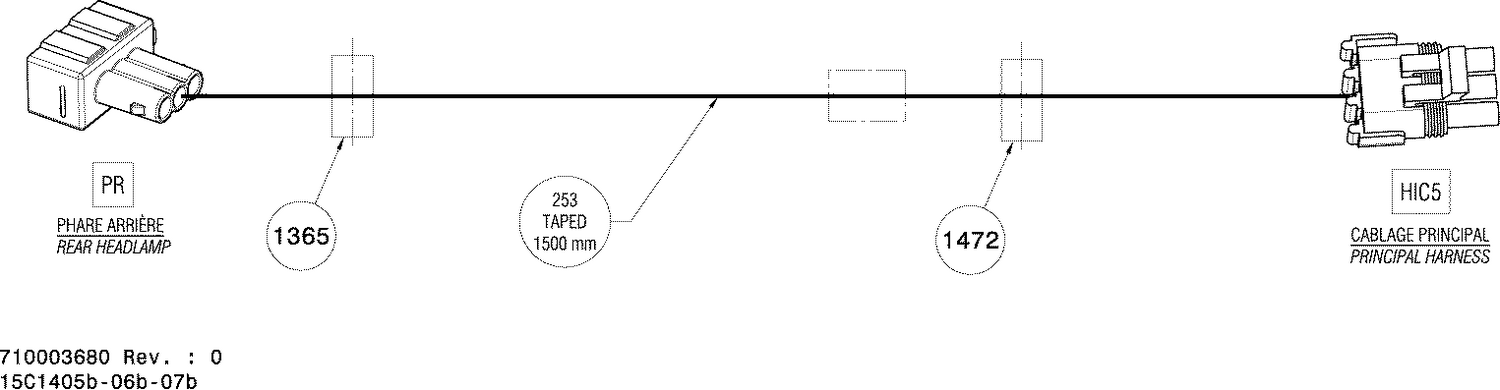 10- Electrical Harness Rear_15C1405b