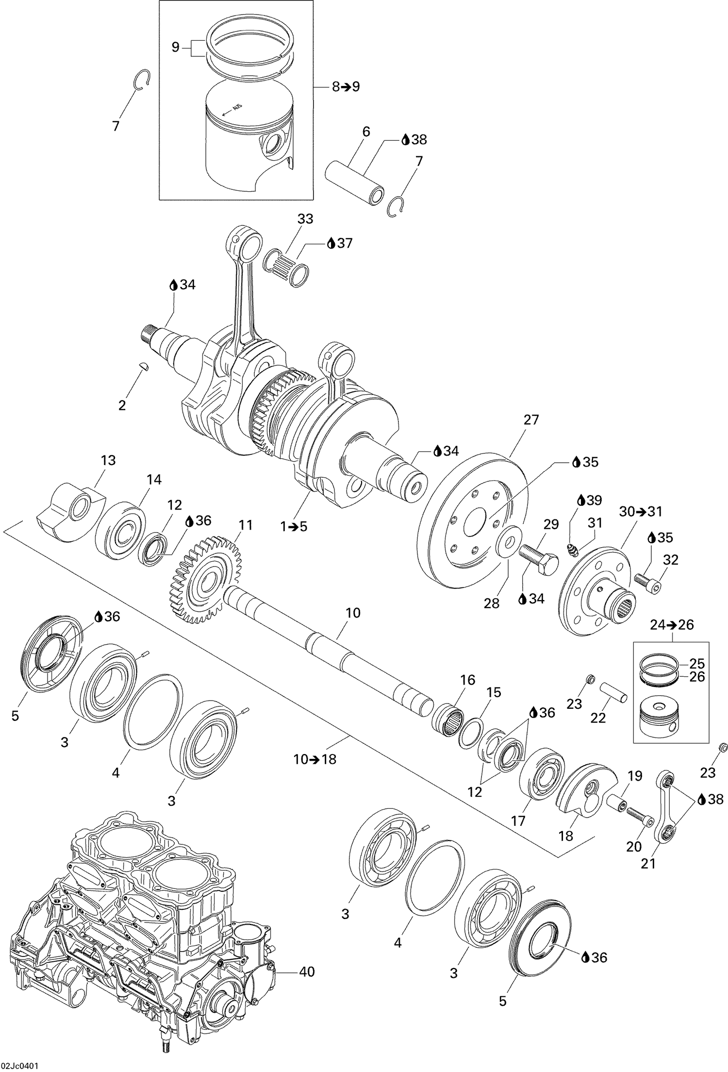 01- Crankshaft And Pistons