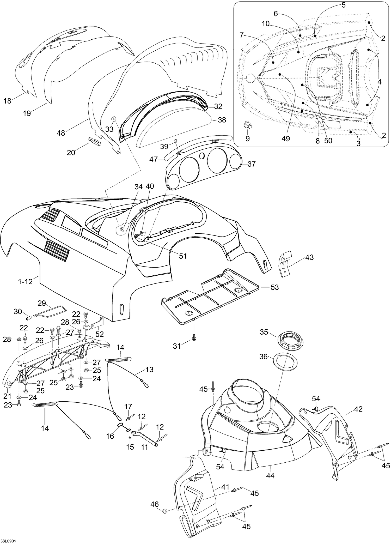 09- Hood And Console _38L0901