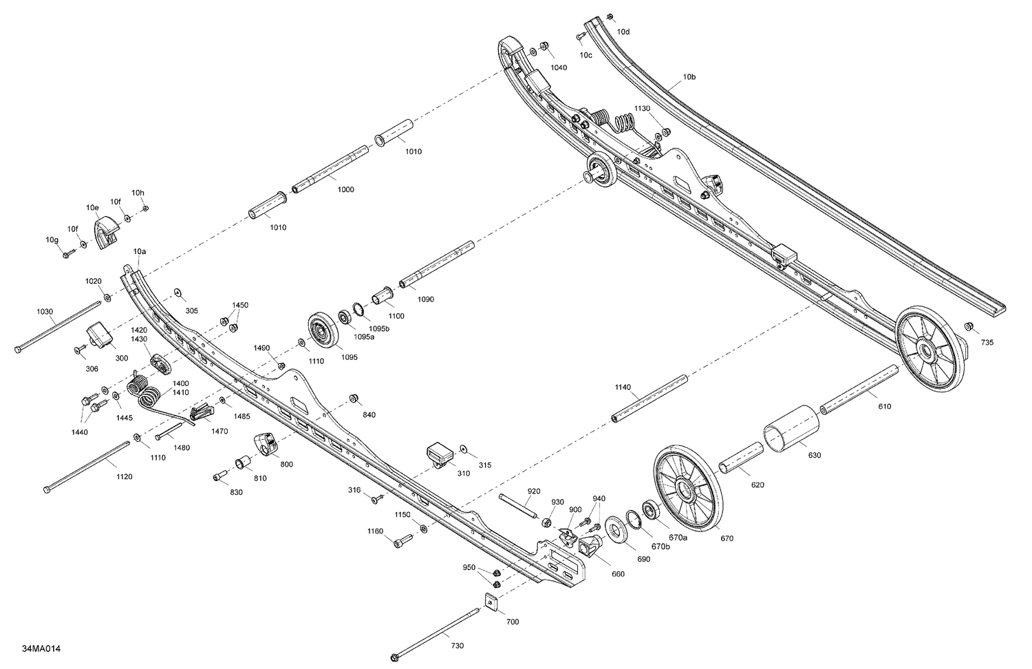 05- Suspension - Rear - Lower Section  - Model 146"