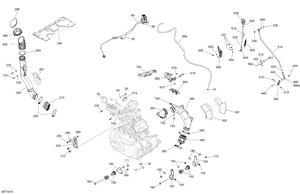 01- Engine - 1000 Efi - 6x6 Schematic