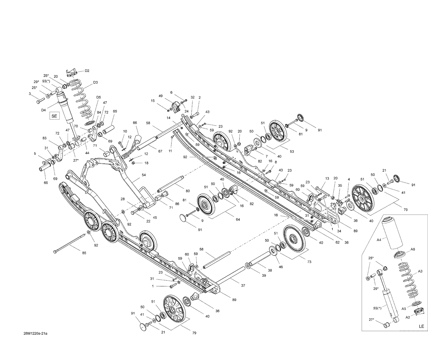 08- Rear Suspension Front Arm And Base
