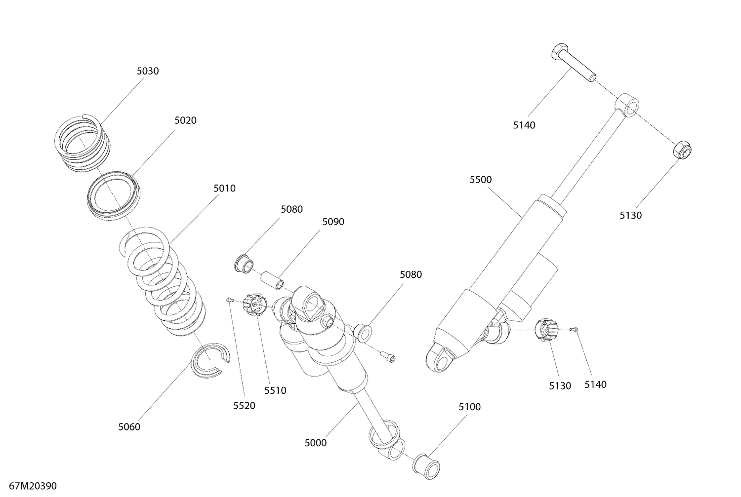 08- Suspension, Rear - Shocks - X