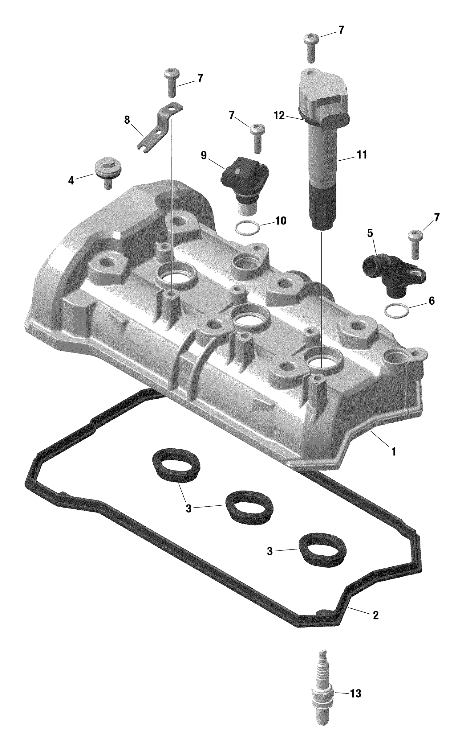01- Rotax - Valve Cover / Built from Nov 6 2020