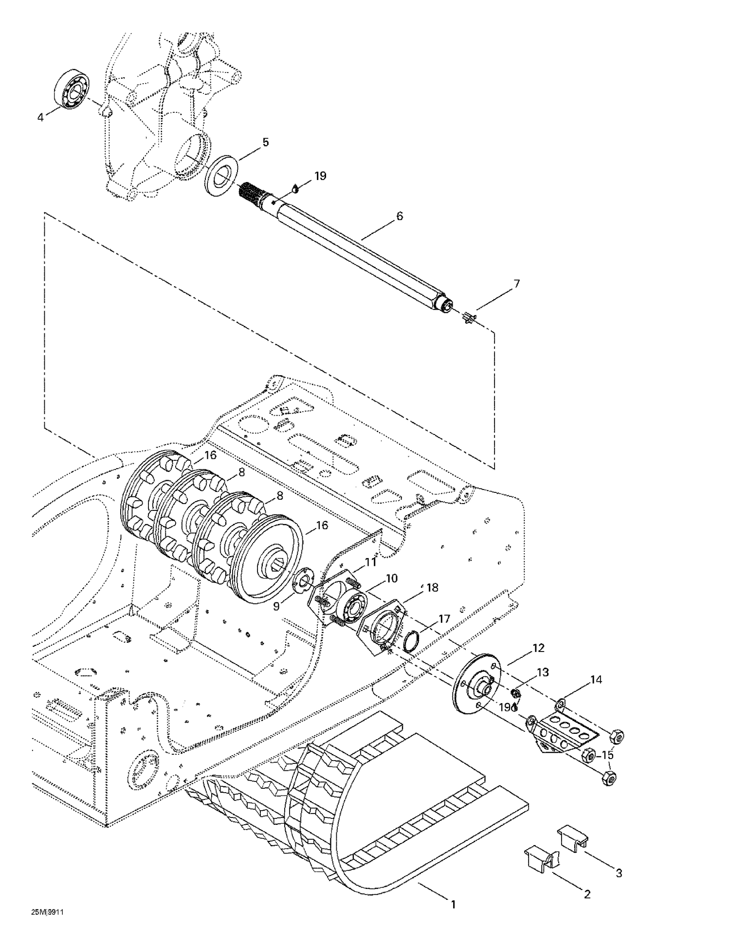 05- Drive Axle And Track