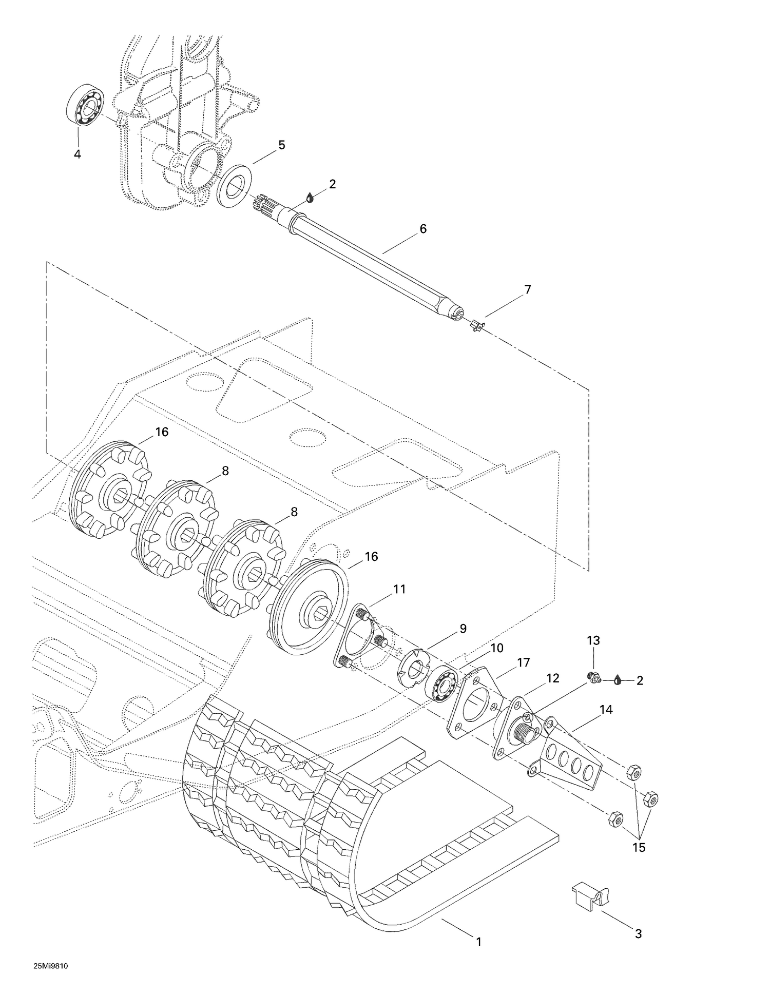 05- Drive Axle And Track