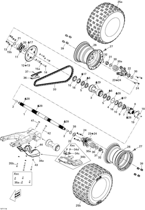08- Drive System, Rear Schematic