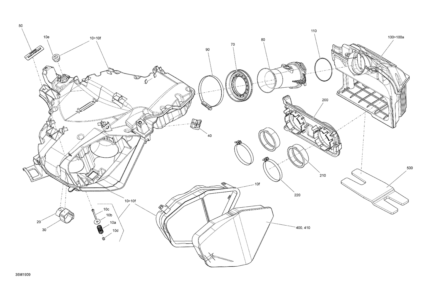02- Air Intake - 600 CARB