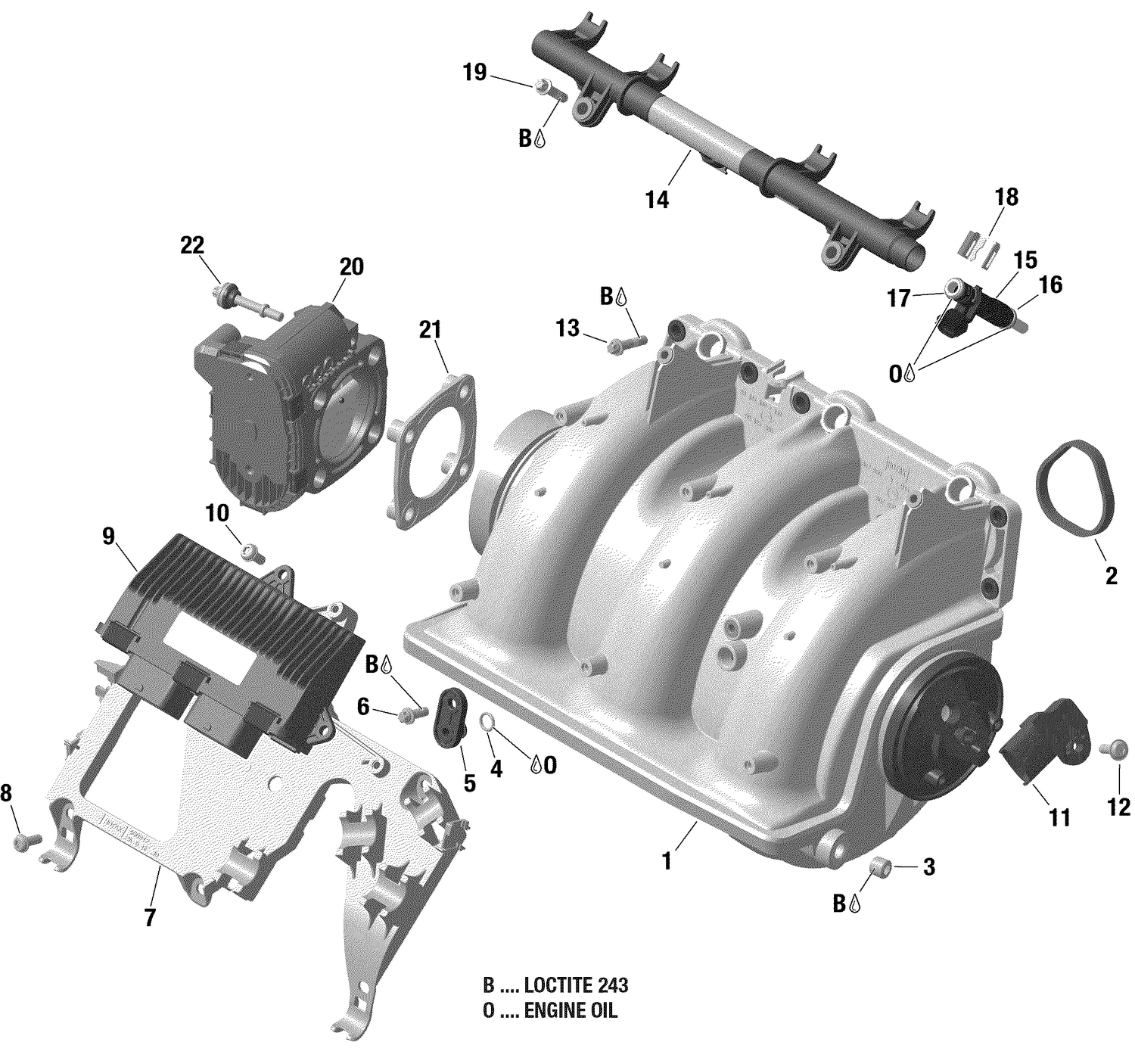 02- Air Intake Manifold And Throttle Body