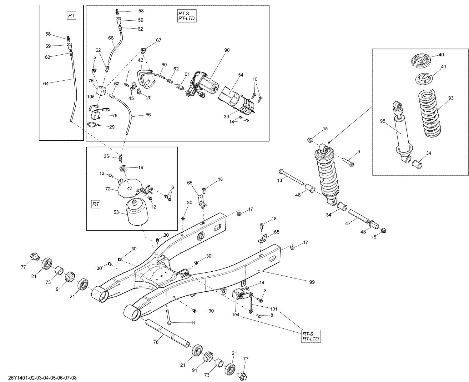 08- Suspension, Rear _26Y1403
