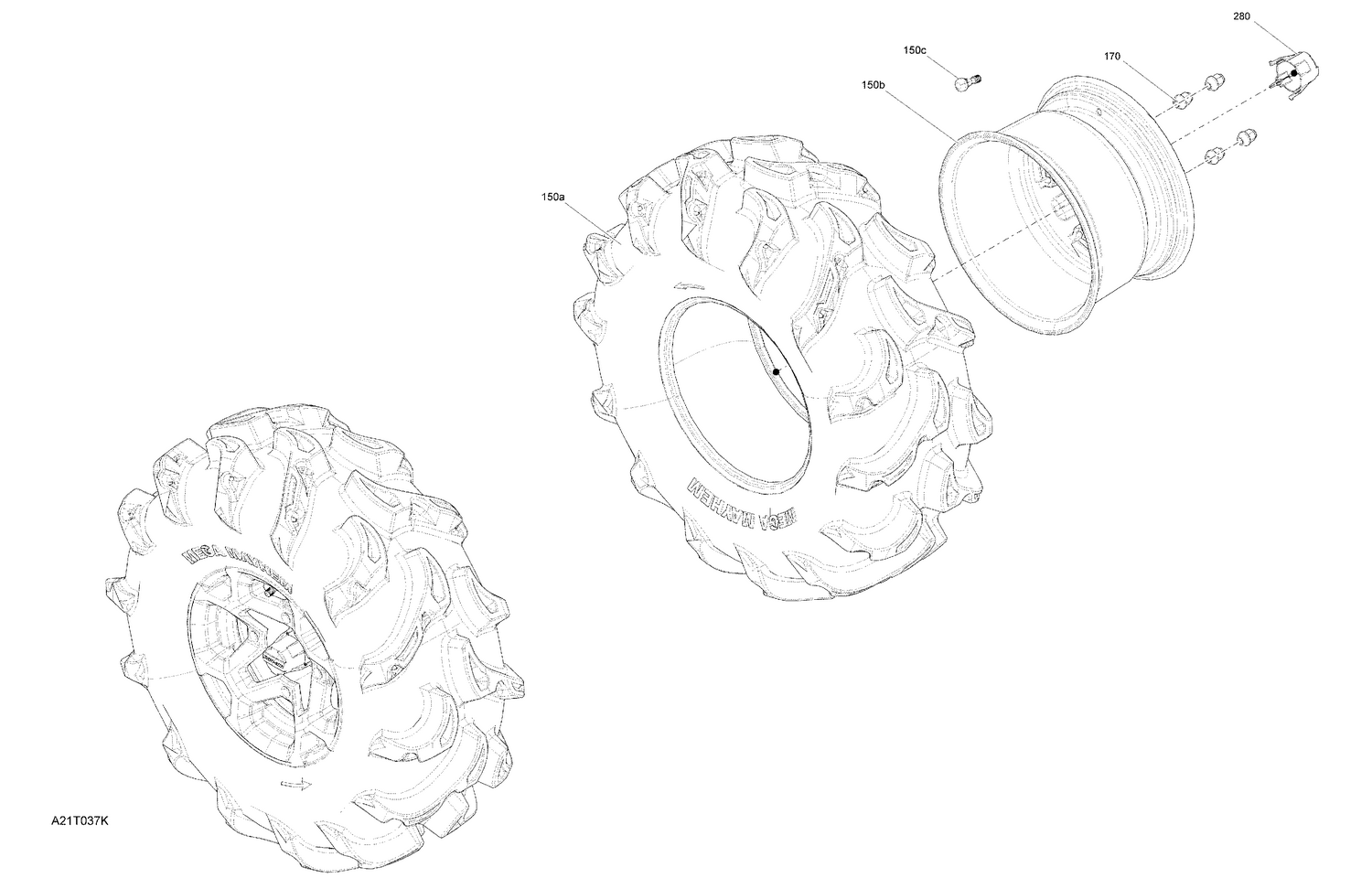 04- Drive - Rear Section - Wheels - XMR