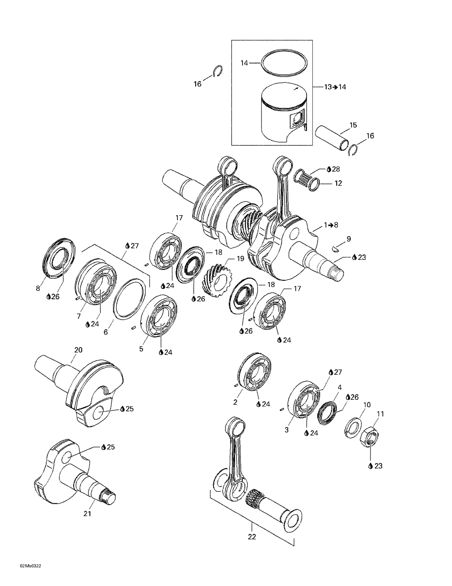 01- Crankshaft And Pistons