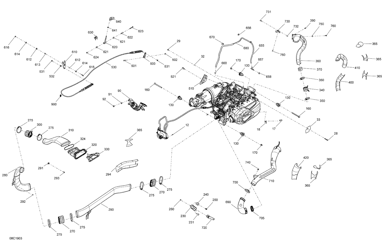 01- Engine - 800R EFI MAX