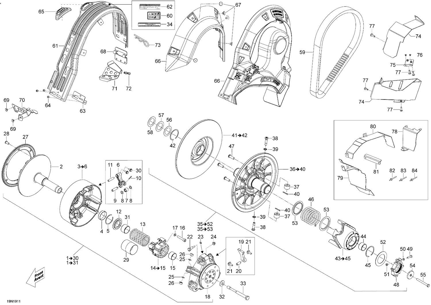 05- Pulley - 800R E-TEC