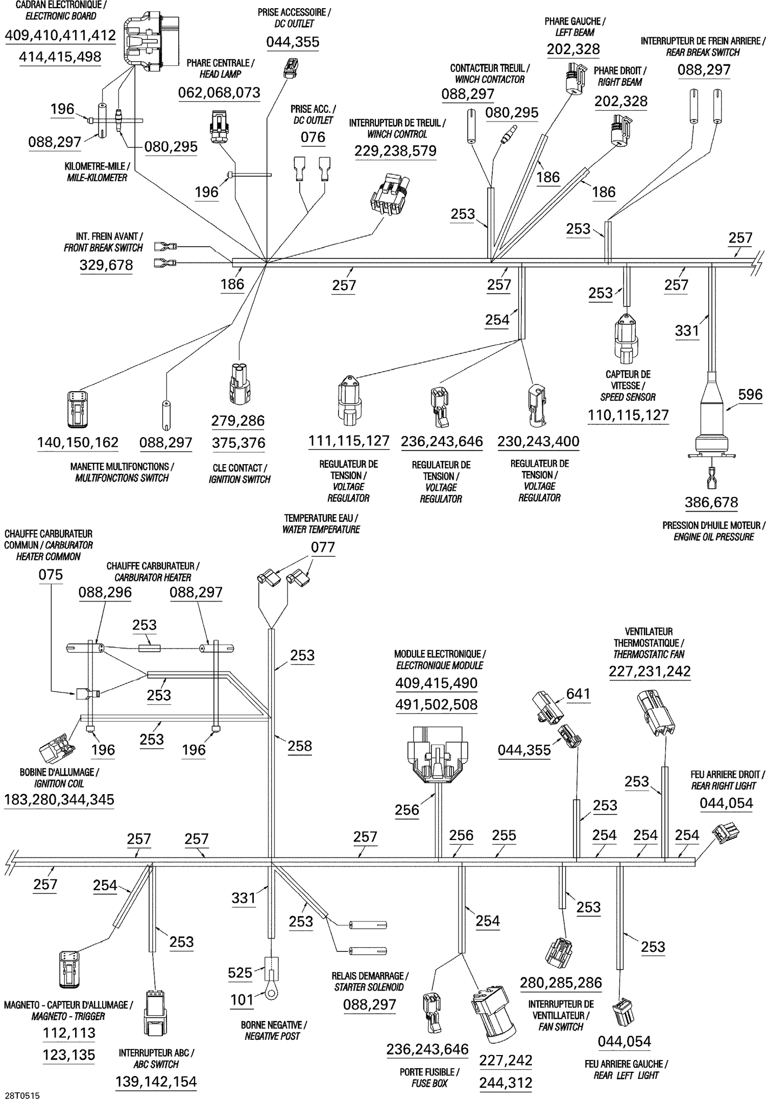 10- Electrical Harness, Frame
