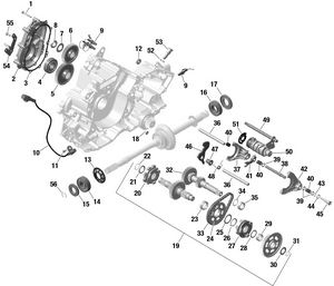 01- Rotax - Gearbox Schematic