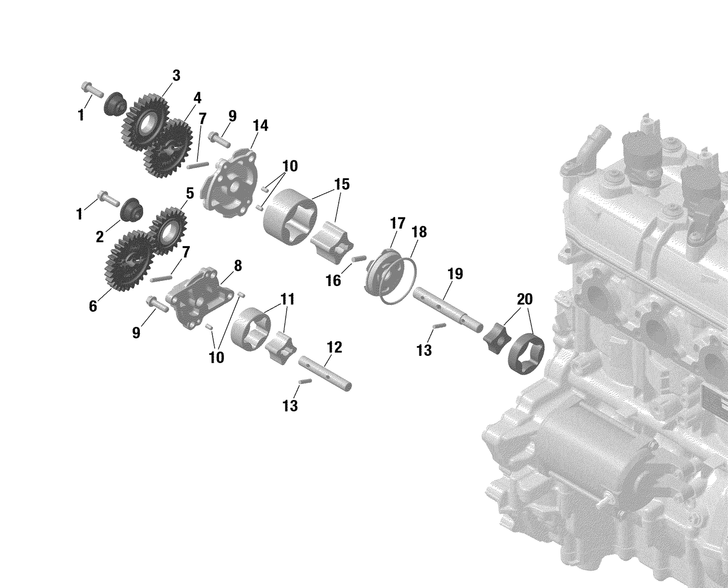 01- Rotax - Oil Pump