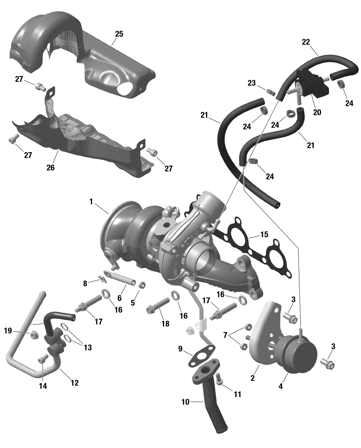 01- ROTAX - Turbocharger - Turbo