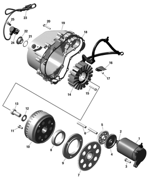 01- Rotax - Magneto And Electric Starter Schematic