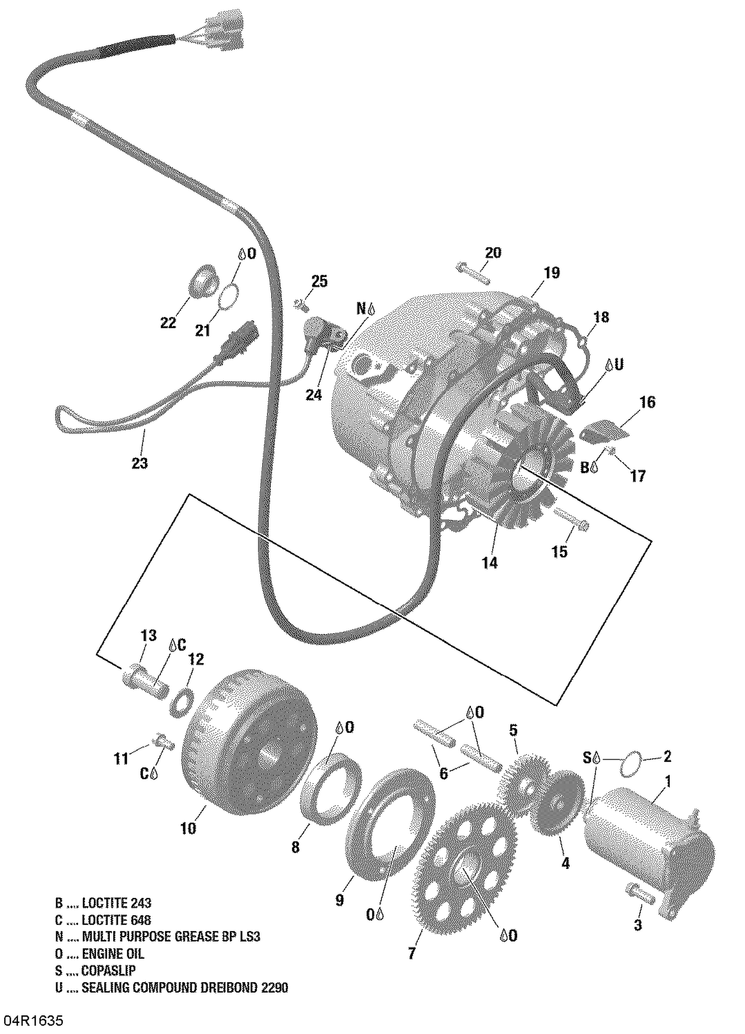 03- Magneto And Electric Starter - HD10