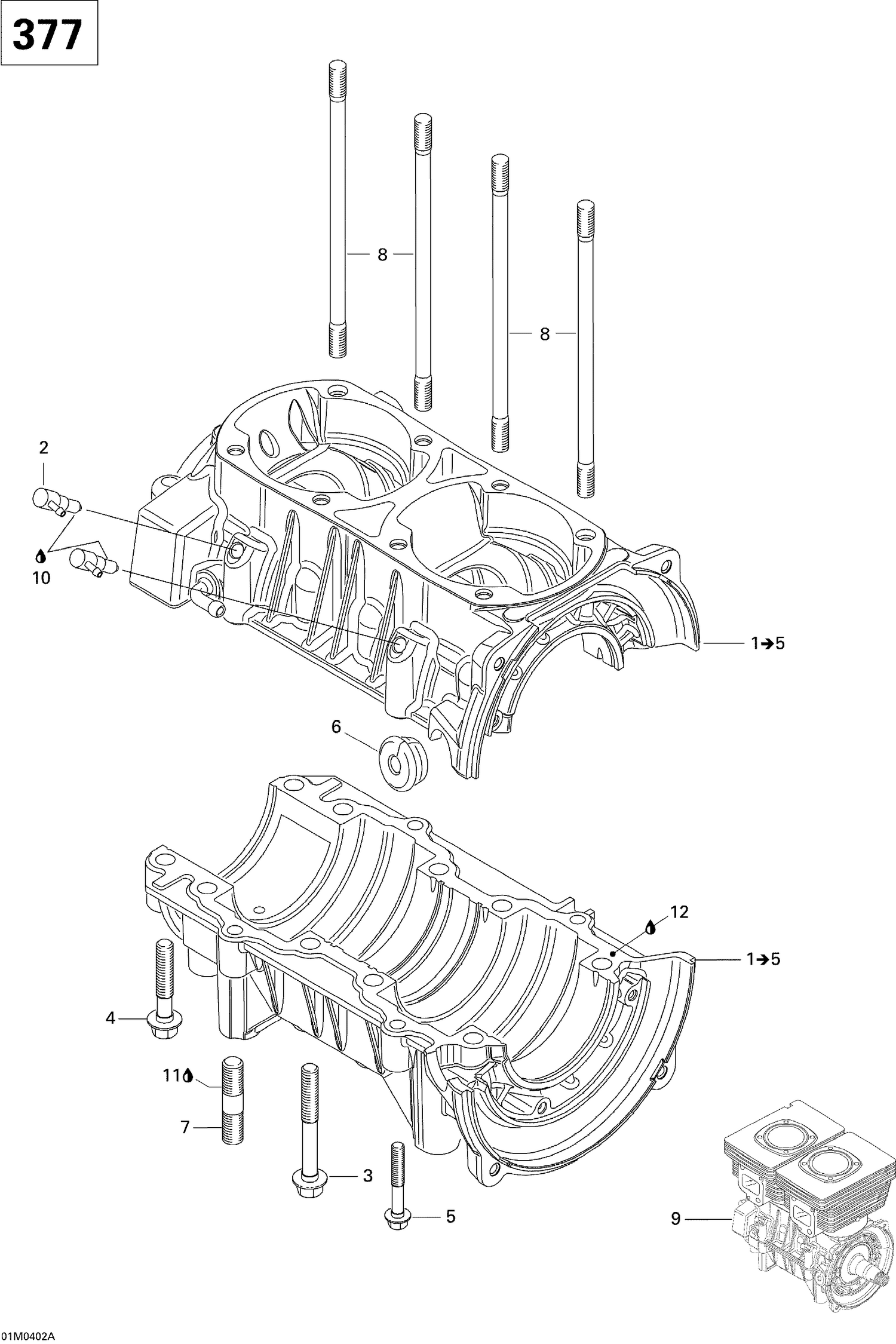 01- Crankcase (380F)