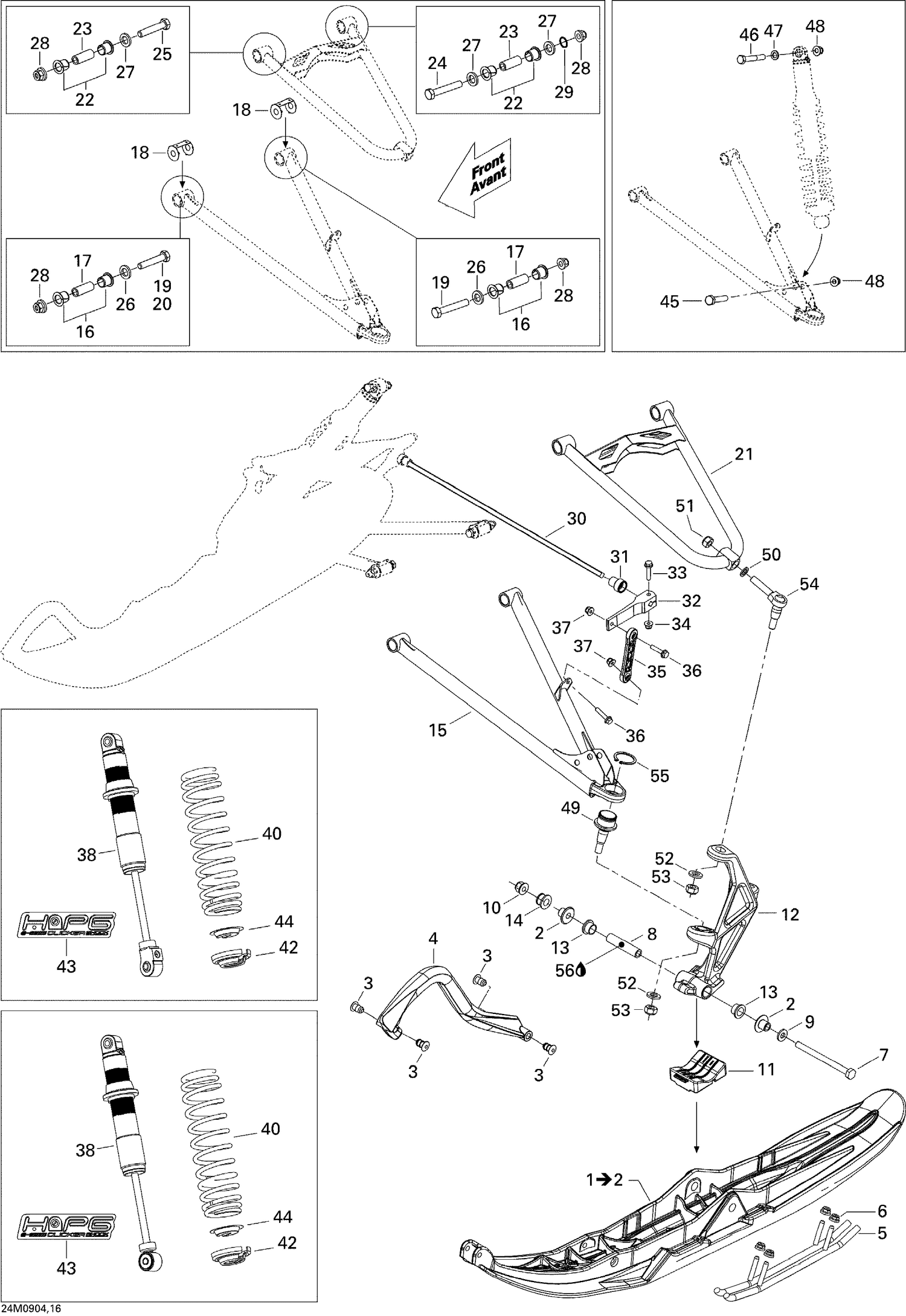 07- Front Suspension And Ski X