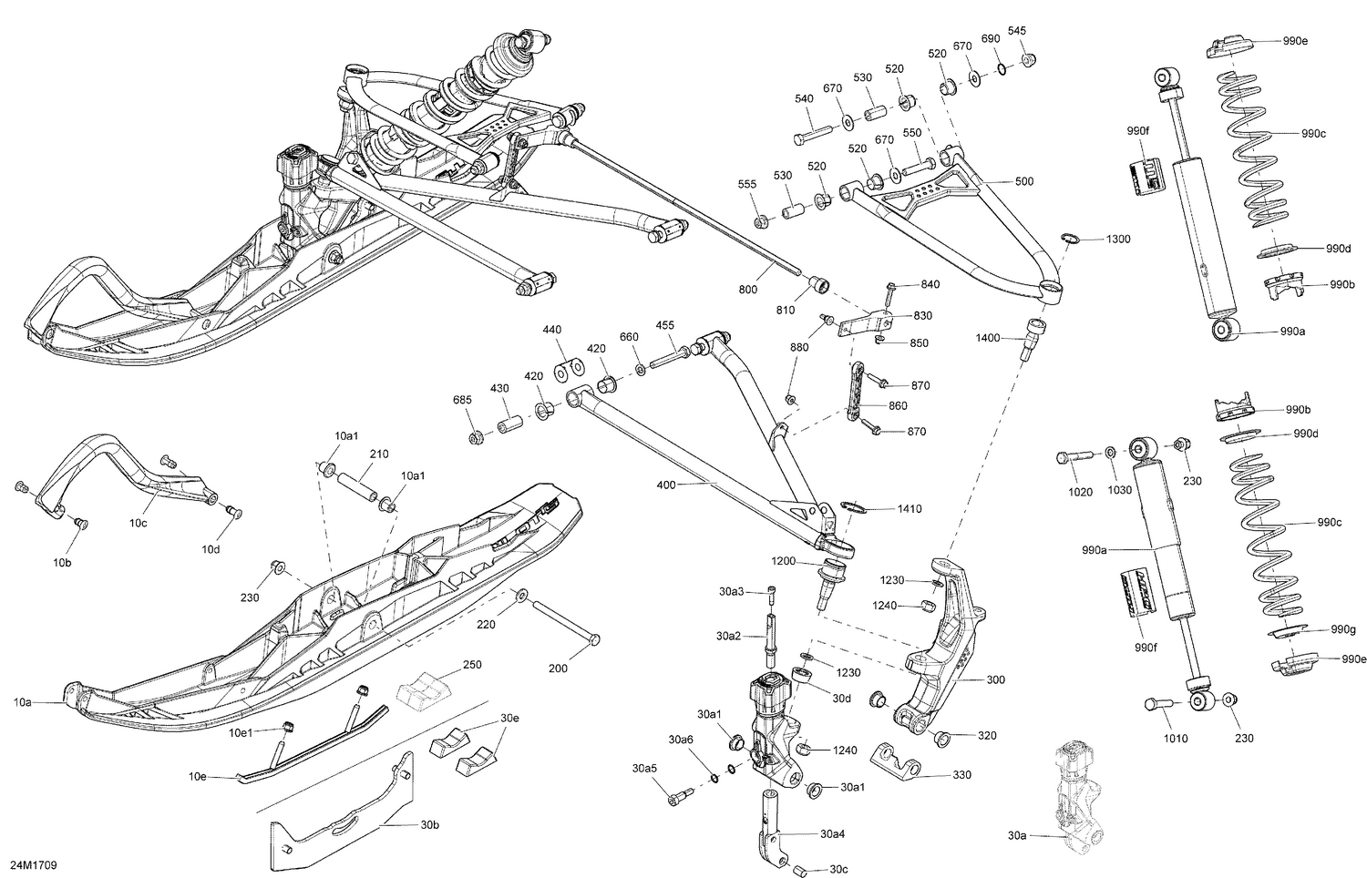07- Front Suspension And Ski - All Models