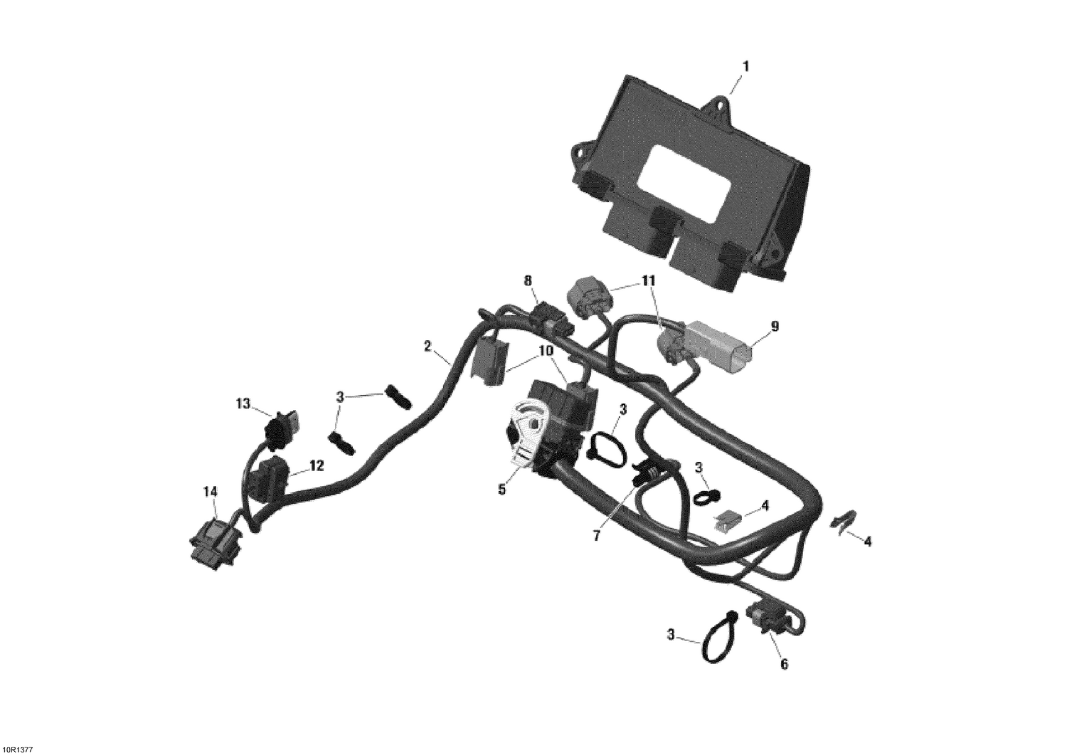 10- Engine Harness And Electronic Module