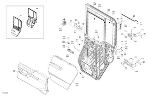 07- Enclosure Cab - Rear Doors Schematic