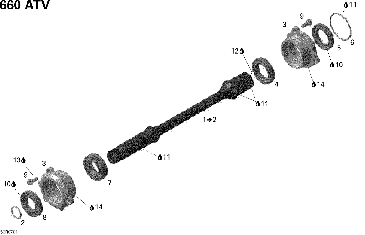 08- Drive Shaft (from engine number M6377192)