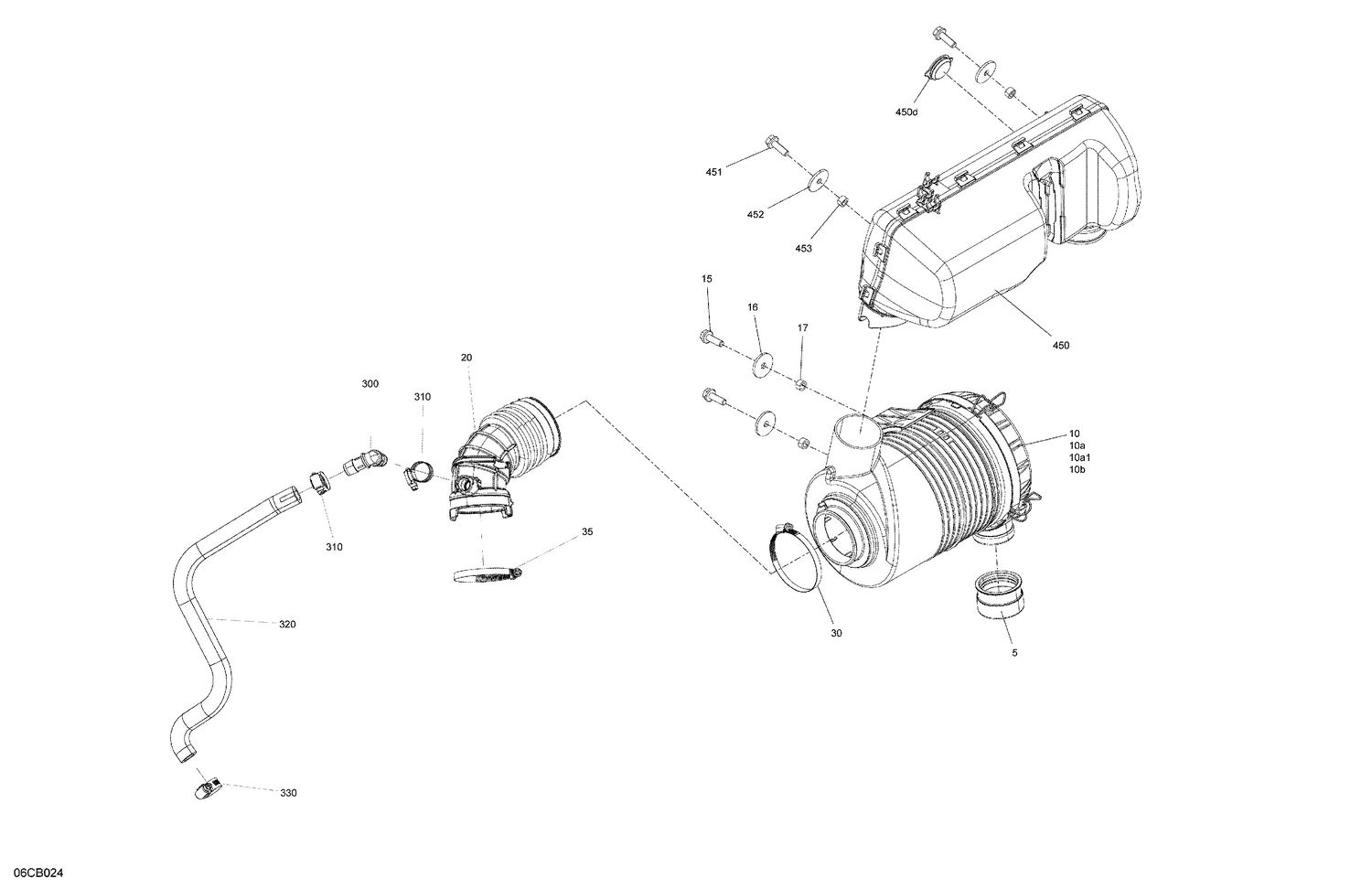 02- Engine - Air Intake - No Evap