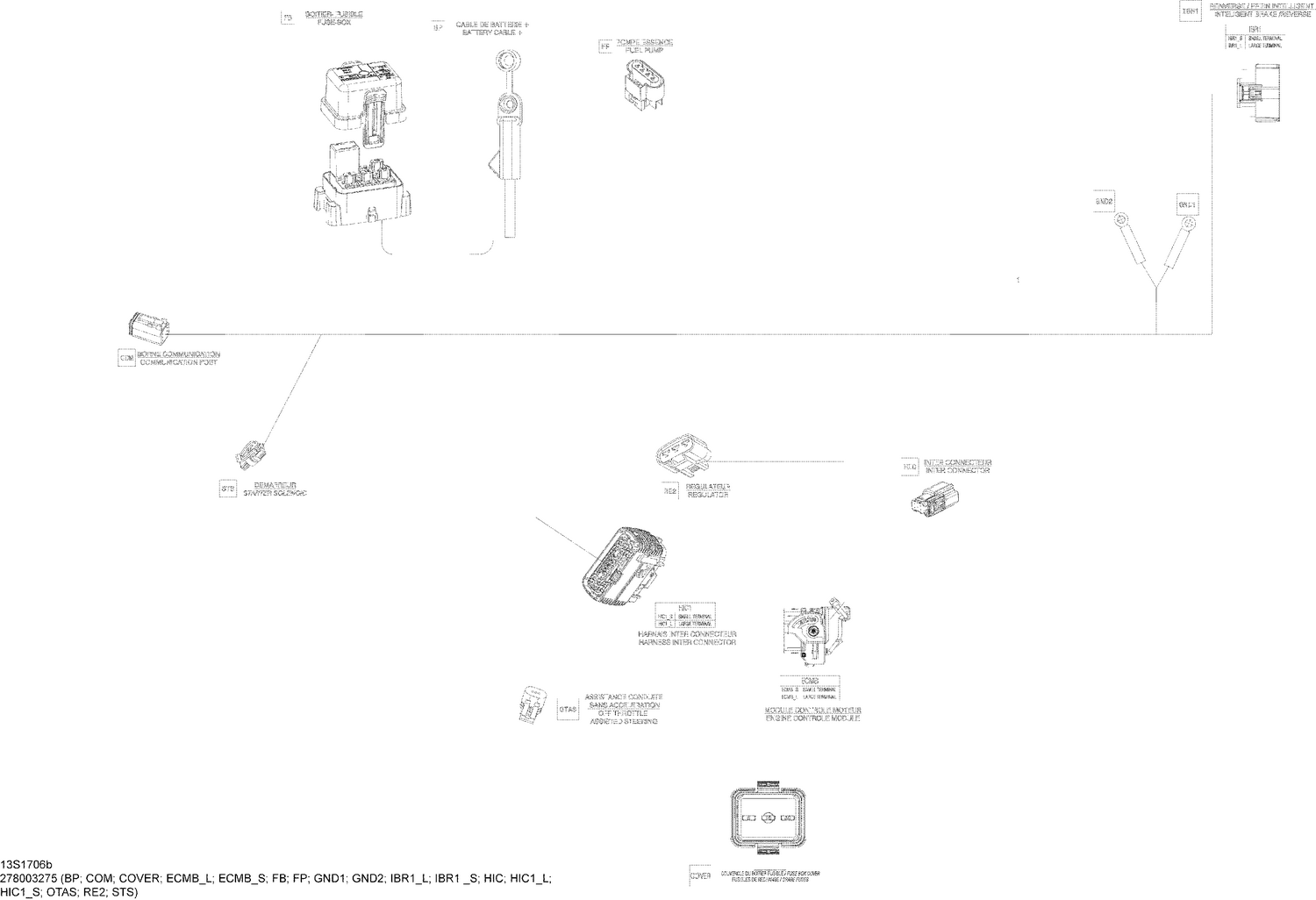 10- Electrical Harness - Main Harness - 278003275 (Refer to Electrical System for Model)