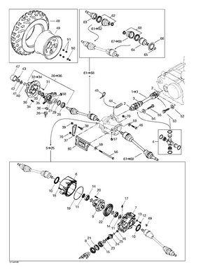 05- Drive System, Front Schematic