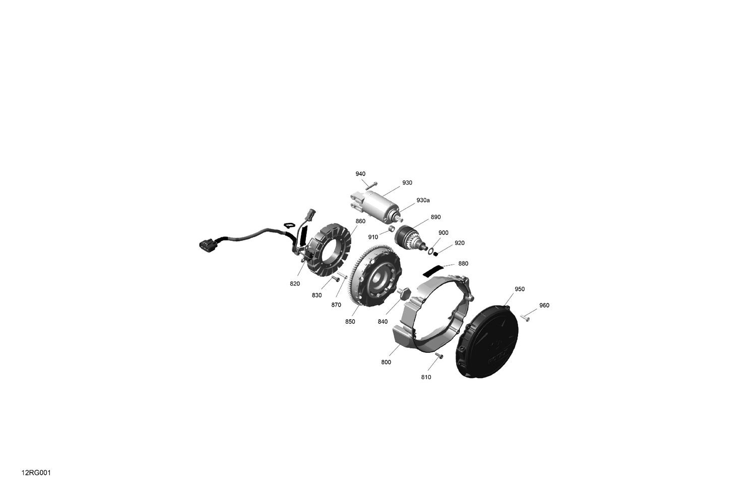 01- ROTAX - Magneto and Electric Starter