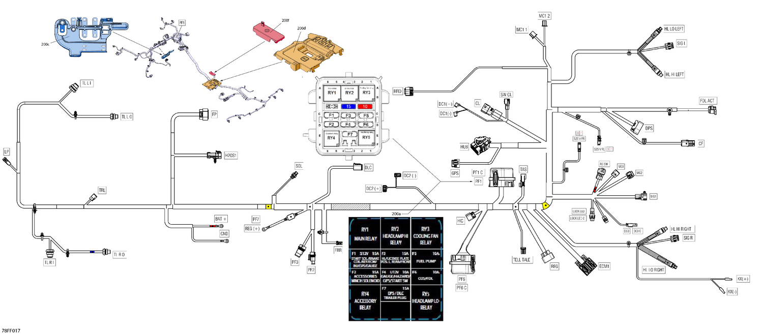 08- Electric - Main Harness - 710011233
