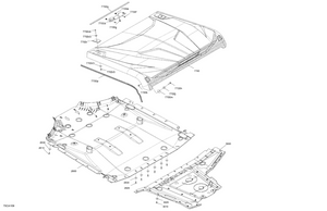 07- Body - Skid Plate And Roof Schematic